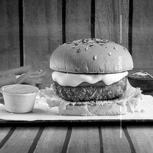 Tandoori Veg Tikki Cheesy Burger
