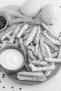 French fries pepper