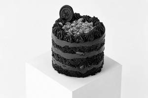Chocolate Almond Nougat Mini Cake (gluten-free)