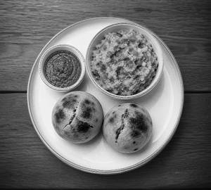 Litti Chokha Mini Plate