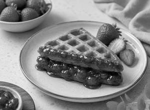 Strawberry Creamwich Waffle Sandwich