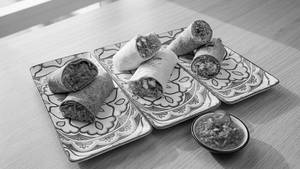 Habanero Birria Chicken Burrito Wraps