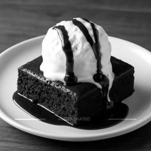 Hot Brownie With Ice Cream