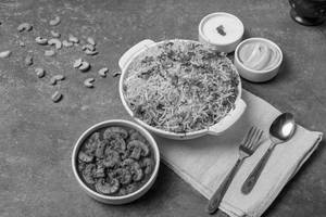 Mushroom Biryani (650ml)