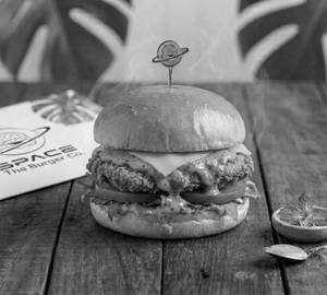 The signature hot chicken burger