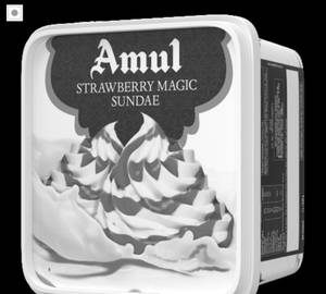 Sundae Strawberry Magic 1 Ltr
