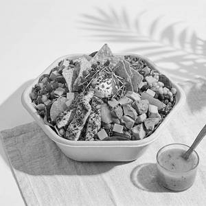 Mexican Chicken Taco Salad (High Fiber, High Protein)