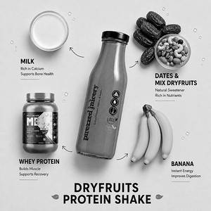 Dry Fruits Protein Shake [490 Kcal]