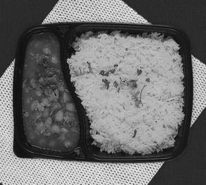 Chole chawal meal