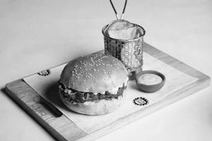Beef Pork Hotdog Burger