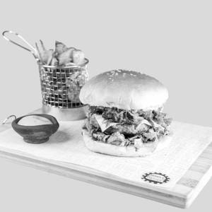 Pork Pulled Pork Burger