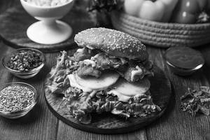 Pocket Peri Peri Fried Chicken Burger