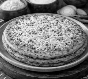 Cheesy aloo paratha