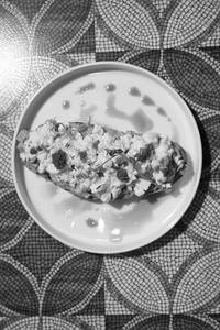 Sourdough Guacamole With Scrambles Eggs & Chilly Oil