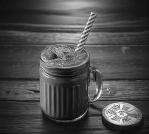 Dark Chocolate with Oreo  Shake