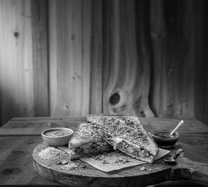 Masala toast sandwich