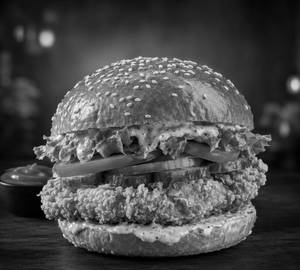 Crispy chicken burger