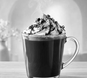 Dark hot chocolate