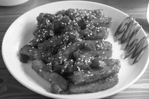 Honey chilli potato [dry]