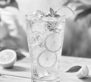 Lemon soda splash