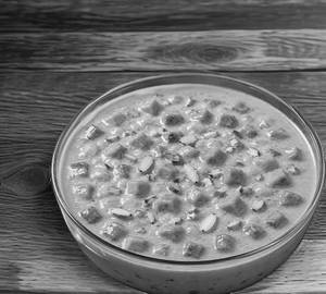 Blueberry custard