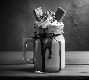Brownie with Kitkat  Shake