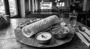 Plain cheese dosa