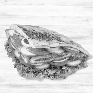 Paneer Basil Pocket Sandwich