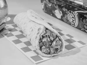 Chatpata Chicken Shawarma Roll