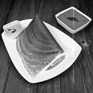 Ragi Ghee Onion Dosa