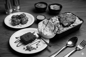 Fish Fry Mandi+tikka Kabab+brownie+2tandoor Roti