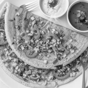 Onion tomato dosa
