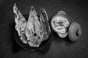 Wild Mushroom Korma (Zaatar Naan)