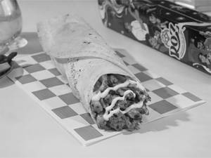 Chatpata Chicken Rumali Shawarma