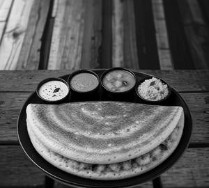 Thick OT Raw Onion Aloo Masala Dosa