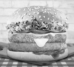 Veggie Double Patty Burger