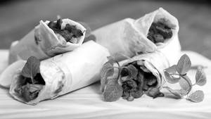 Mutton Keema Wrap