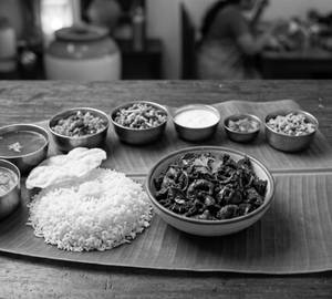 Special Mini Meals And Mutton Kudal Fry Combo