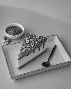 Nutella Cheesecake Slice