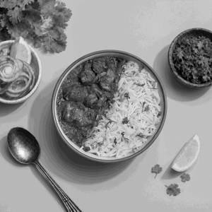 Mushroom Tikka  Rice Bowl