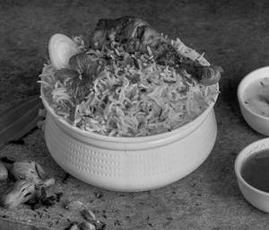 Mini Chicken Dum Biryani(low Meat Qty)