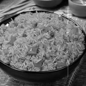 Manchurian fried rice mixed