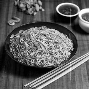Szechuan hakka noodles mixed
