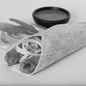 Double Chicken Kebab Roll