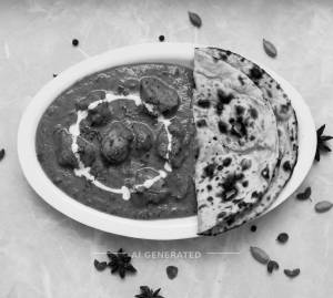 Butter Chicken + Tandoori roti (2 pieces)