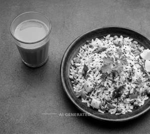 Veg Poha + Kadak Chai
