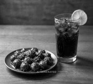 Veg Manchurian Dry + Soft Drink