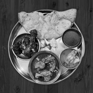 Special.Chicken Thali (Desi)