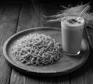 Plain Maggi + Classic Cold Coffee
