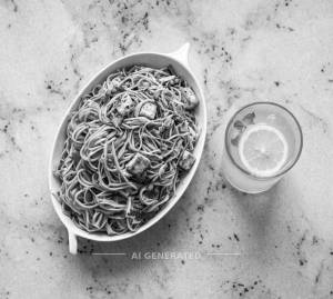 Paneer Noodles + Lemonade